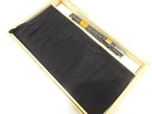 未使用品　正絹　喪服用　手組帯締め・帯揚げセット